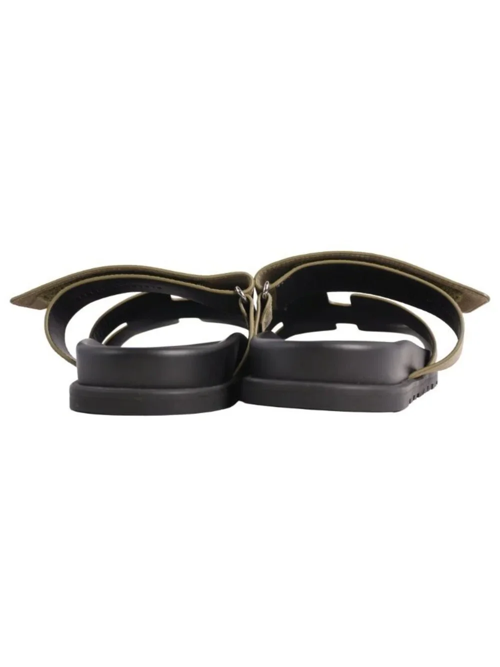 Hermes Sandals Chypre Logo Leather Shoes